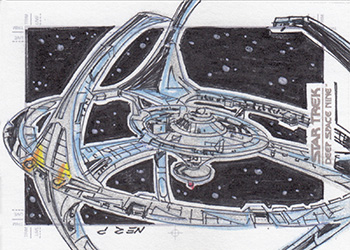 Gener Pedrina AR Sketch - Deep Space Nine Station