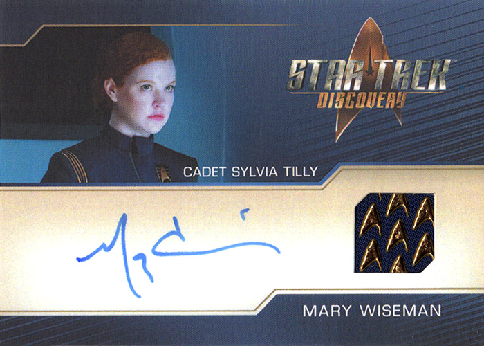Mary Wiseman Autograph Relic Card