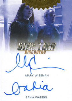 Jason Isaacs and Sonequa Martin-Green Dual Autograph Card