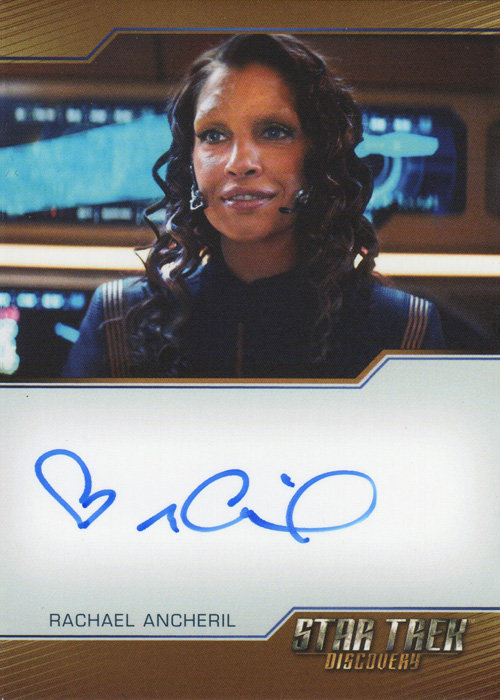 Discovery Season Two Rachael Ancheril Bordered Autograph Card