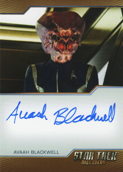 Discovery Season Two Avaah Blackwell Bordered Autograph Card