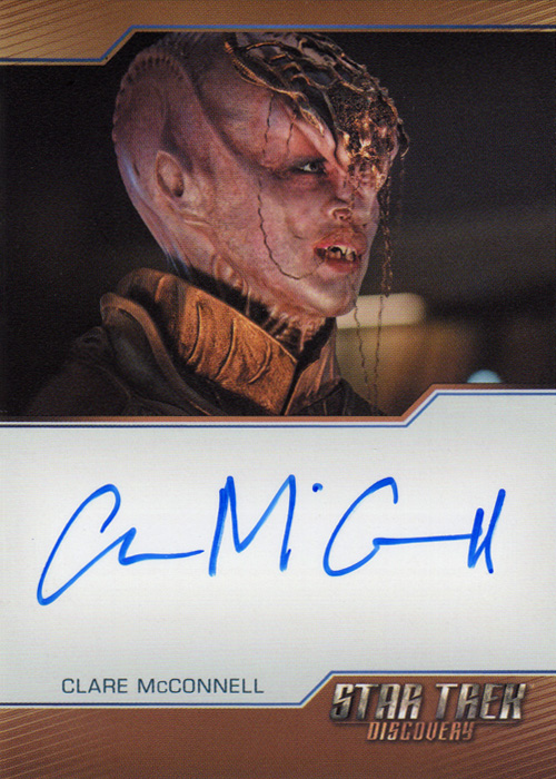 Discovery Season Two Clare McConnell Bordered Autograph Card