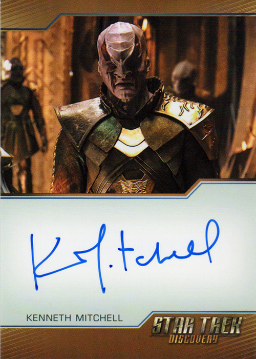 Discovery Season Two Kenneth Mitchell as Kol Bordered Autograph Card