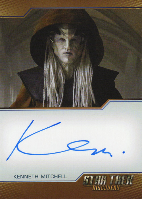 Discovery Season Two Kenneth Mitchell as Tenavik Bordered Autograph Card