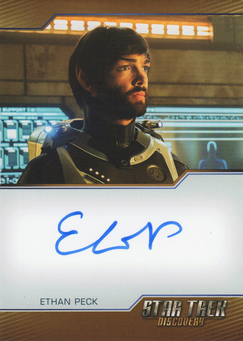 Discovery Season Two Ethan Peck Bordered Autograph Card