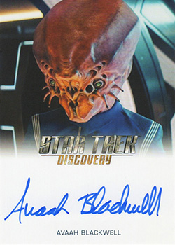 Discovery Season Two Avaah Blackwell Full Bleed Autograph Card