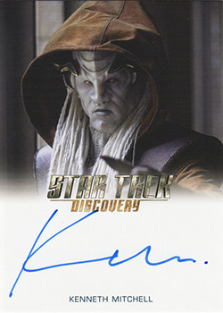 Discovery Season Two Kenneth Mitchell Full Bleed Autograph Card