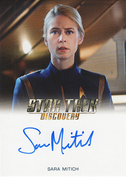 Discovery Season Two Sara Mitich Full Bleed Autograph Card