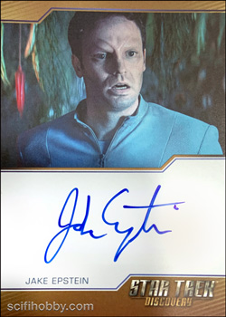 Discovery Season Three Jake Epstein Bordered Autograph Card