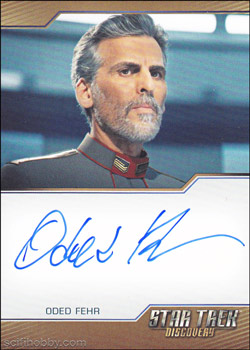 Discovery Season Three Oded Fehr Bordered Autograph Card