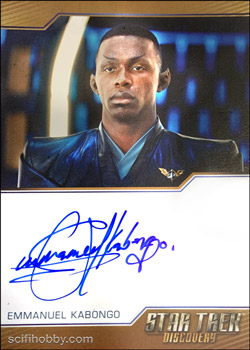 Discovery Season Three Emmanuel Kabongo Bordered Autograph Card
