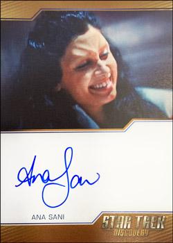 Discovery Season Three Ana Sani Bordered Autograph Card