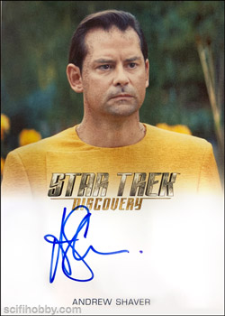 Discovery Season Three Andrew Shaver Full Bleed Autograph Card