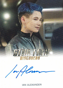 Discovery Season Four Ian Alexander Full Bleed Autograph Card