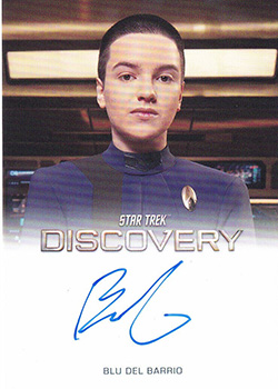Discovery Season Four Blu Del Barrio Full Bleed Autograph Card Version 1