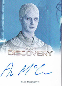 Discovery Season Four Alex McCooeye Full Bleed Autograph Card