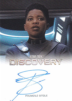 Discovery Season Four Phumzile Sitole Full Bleed Autograph Card