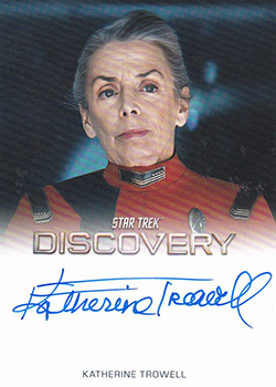 Discovery Season Four Katherine Trowell Full Bleed Autograph Card