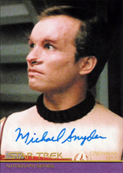 Movie Autograph A134 - Michael Snyder as Crewman Dax