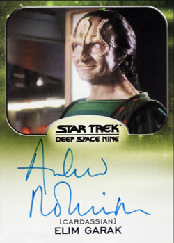 Aliens Autograph - Andrew Robinson as Elim Garak