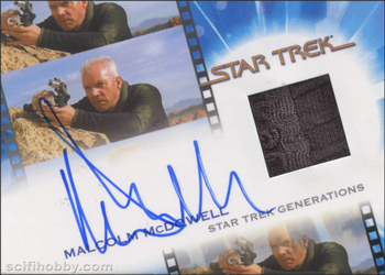Movie Autograph/Relic - Malcolm McDowell as Soran