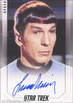50th Autograph - Leonard Nimoy as Spock