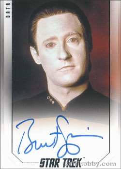50th Autograph - Brent Spiner as Data