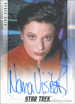 50th Autograph - Nana Visitor as Kira Nerys