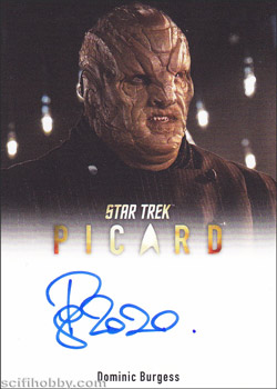 Picard Season One A30 Dominic Burgess Autograph Card