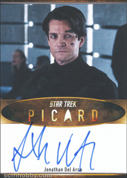 Picard Season One Jonathan Del Arco Bordered Autograph Card