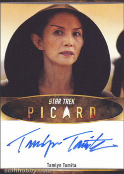 Picard Season One Tamlyn Tomita Bordered Autograph Card