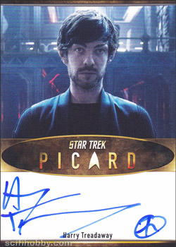 Picard Season One Harry Treadaway Bordered Autograph Card