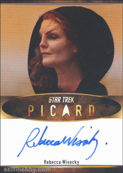 Picard Season One Rebecca Wisocky Bordered Autograph Card
