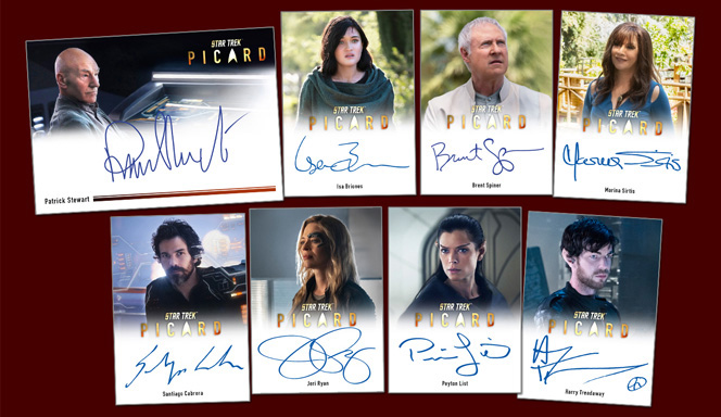Picard Season One Sample Autographs