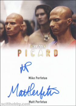 Picard Season One Matt Perfetuo and Mike Perfetuo Dual Autograph Card