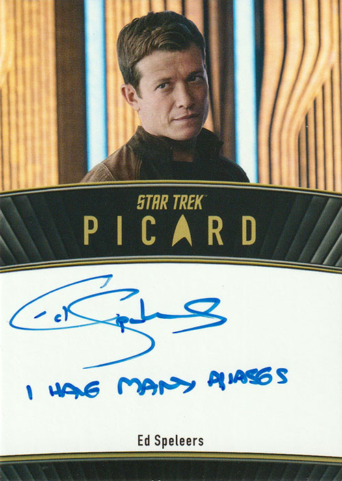 Picard Season 2 and 3 Ed Speleers Inscription Autograph Card