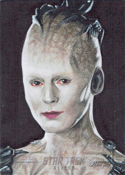 Kristin Allen Sketch - Borg Queen