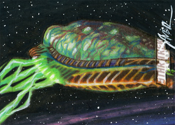 Javier Gonzalez Sketch - Galaxy's Child Space Alien