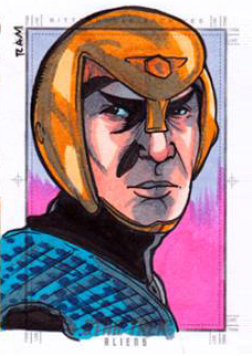 Rich Molinelli Sketch - Romulan Centurion