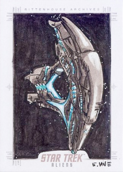 Eric van Elslande Sketch - "Night" Alien Ship