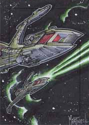 Warren Martineck Sketch - Klingon Raptor