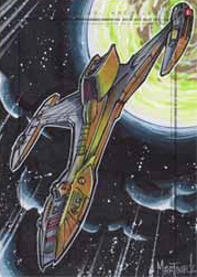 Warren Martineck Sketch - Klingon Raptor