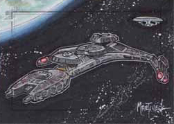 Warren Martineck Sketch - Klingon Vor'cha Class