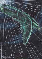 Warren Martineck Sketch - Romulan Warbird
