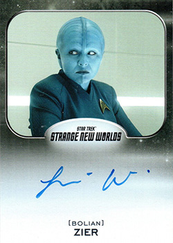 Strange New Worlds Season One Aliens Autograph Card Torri Webster