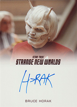 Strange New Worlds Season One Full Bleed Autograph Card Bruce Horak