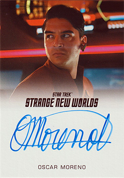 Strange New Worlds Season One Full Bleed Autograph Card Oscar Moreno