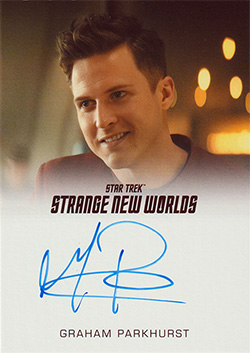 Strange New Worlds Season One Full Bleed Autograph Card Graham Parkhurst