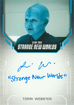 Strange New Worlds Season One Inscription Autograph Card Torri Webster