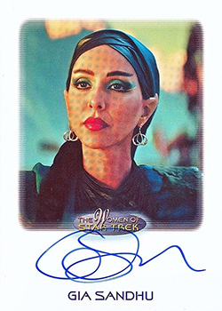 Strange New Worlds Season One Women of Star Trek Autograph Card Gia Sandhu